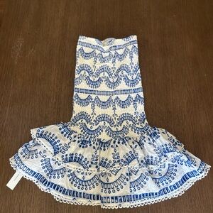 Commense Blue and White Mini Dress
